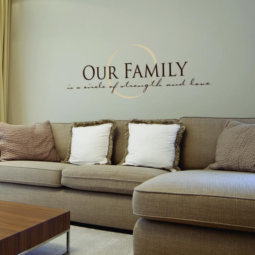 Belvedere Designs Family Room Wall Quotes inspiration